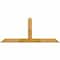 Ekena Millwork Portland Rough Sawn Timber Gable Bracket, Western Red Cedar, 60"W x 25"H x 2"D x 4"F, 10/12 Pitch GBW060X25X0204POR00RWR - alternate 1